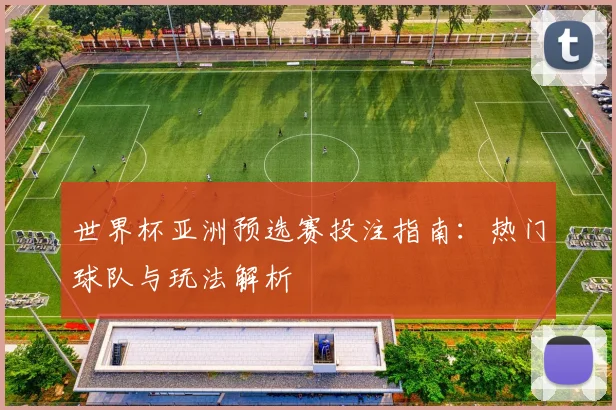 世界杯亚洲预选赛投注指南:热门球队与玩法解析